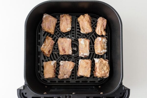 air frying dry ribs | www.iamafoodblog.com