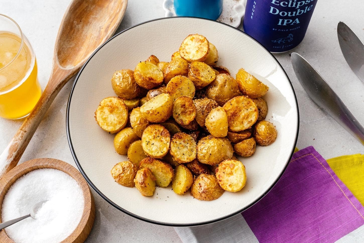 air fryer potatoes | www.iamafoodblog.com