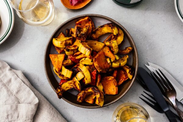 air fryer squash | www.iamafoodblog.com