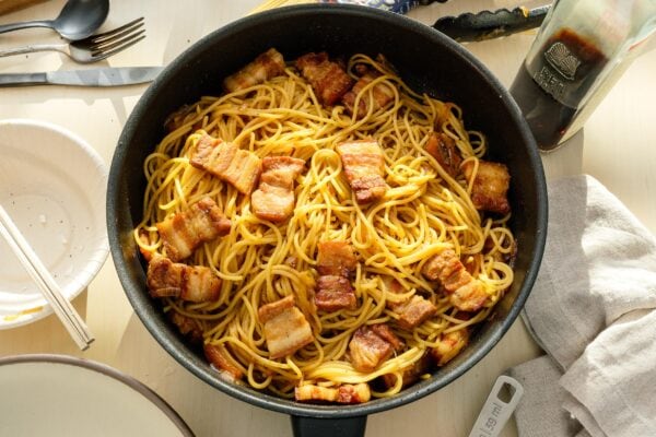 vietnamese caramelized pork belly pasta recipe - www.iamafoodblog.com