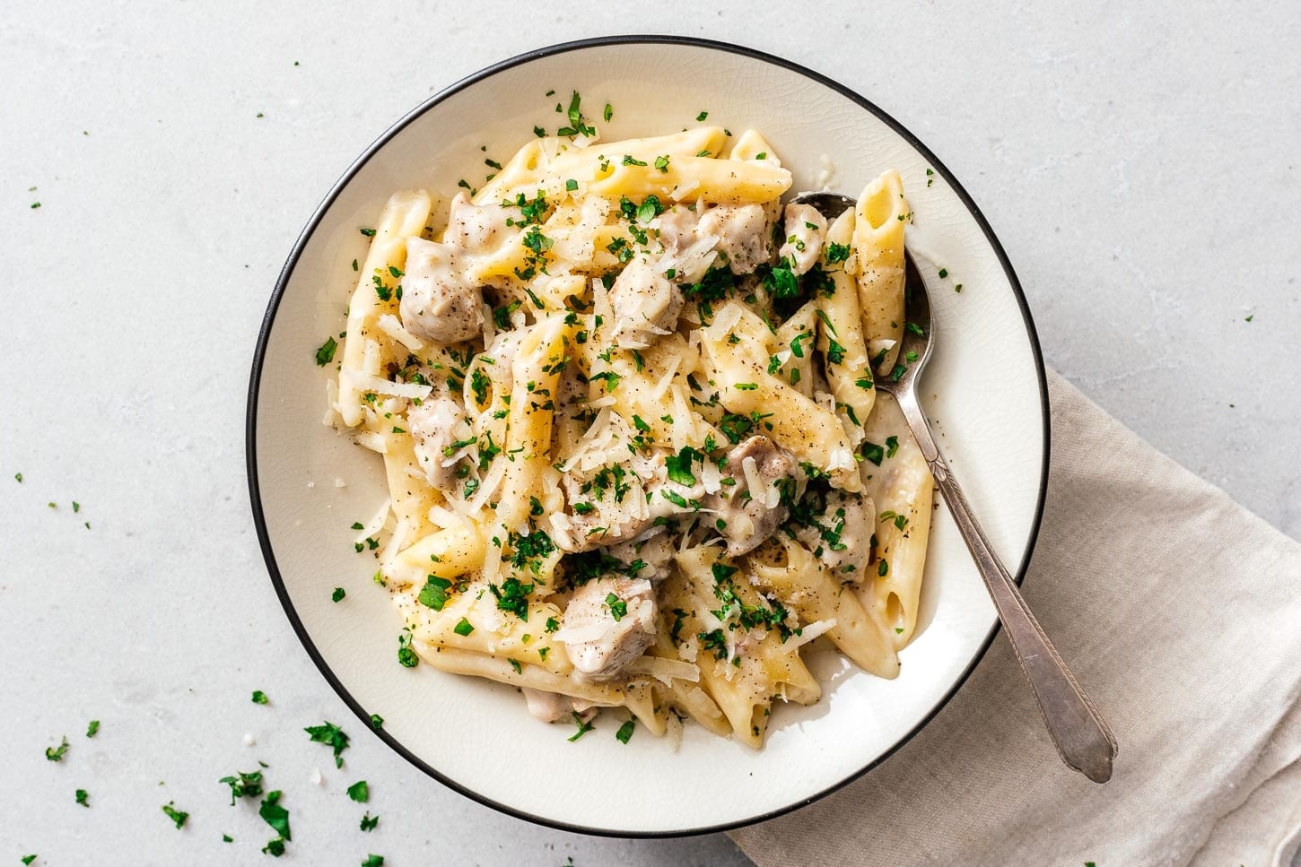 Chicken Alfredo | www.iamafoodblog.com