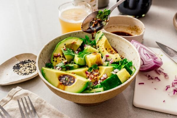 Cucumber Avocado Salad | www.iamafoodblog.com