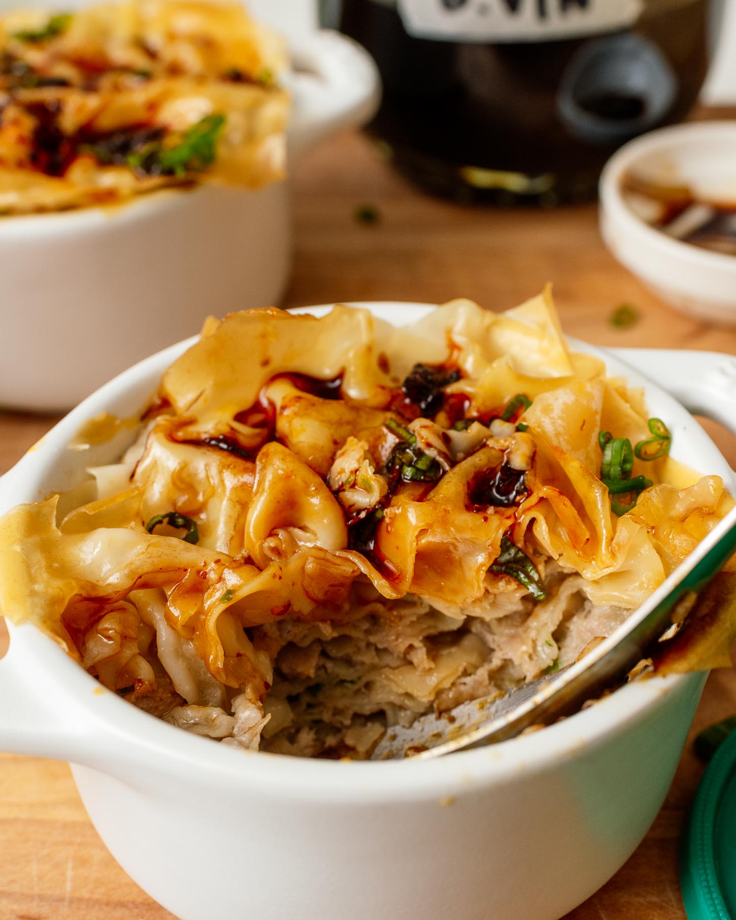 Tiktok soup dumpling lasagna | www.iamafoodblog.com