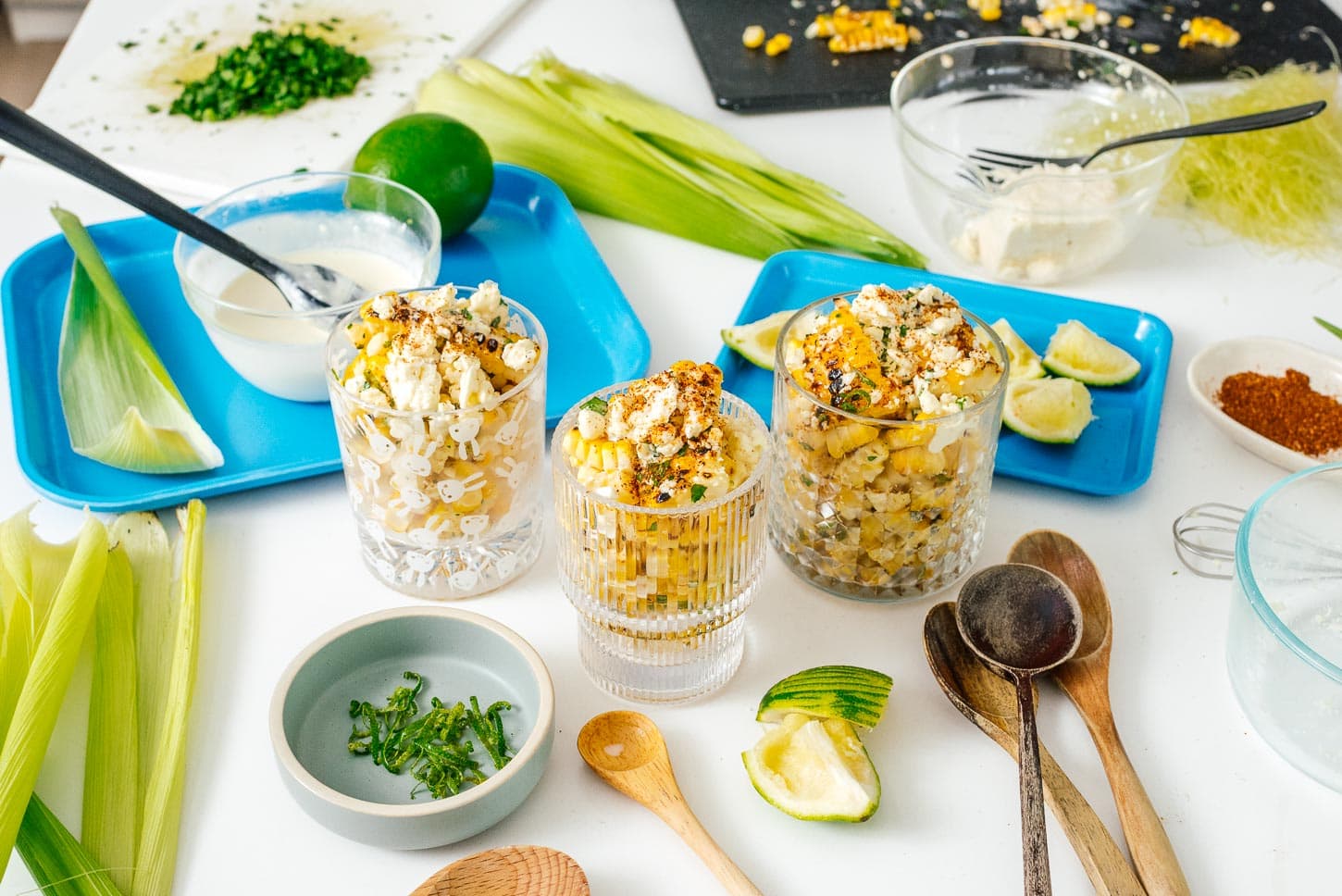 elote mexican street corn in a cup | www.iamafoodblog.com