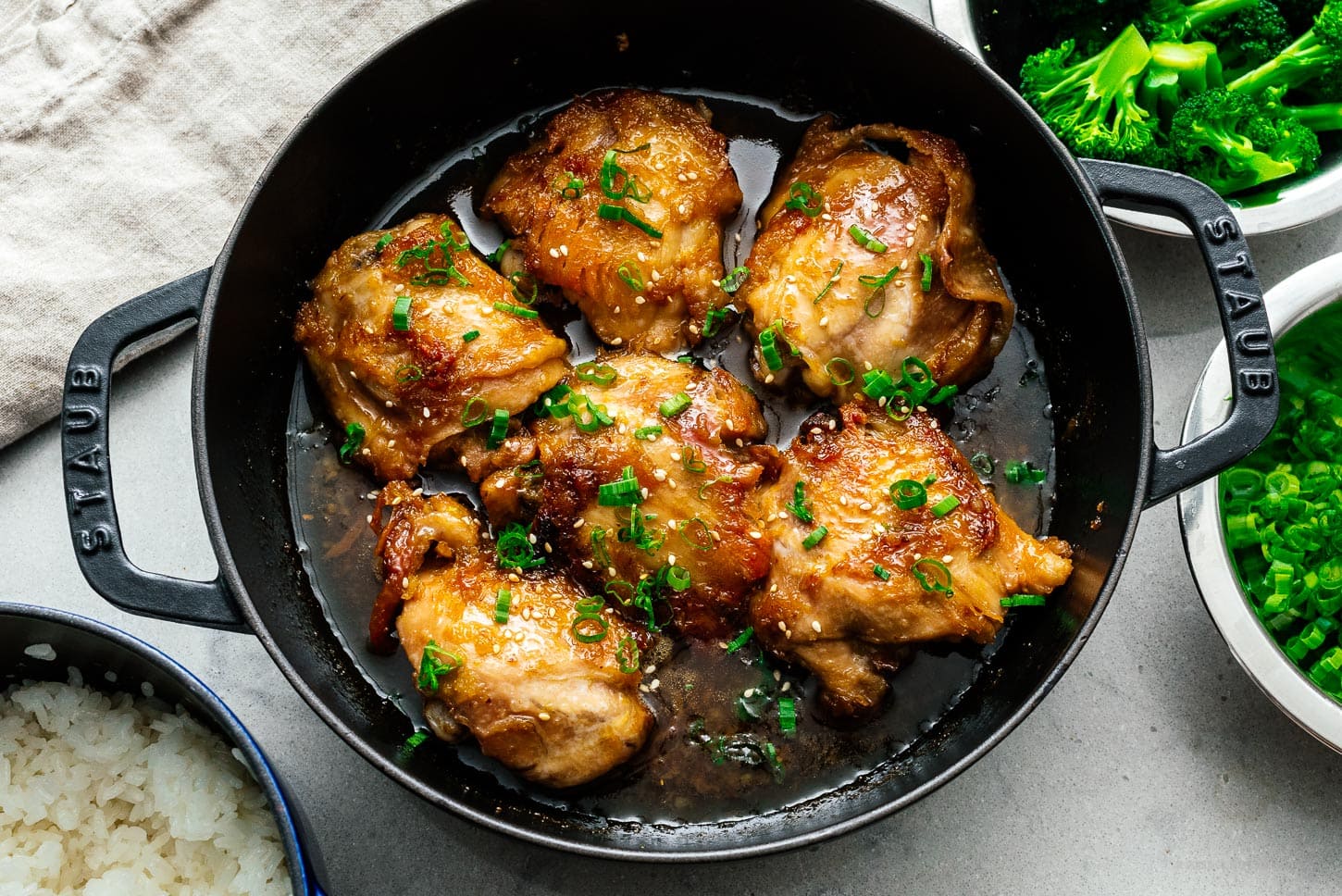 honey garlic chicken | www.iamafoodblog.com