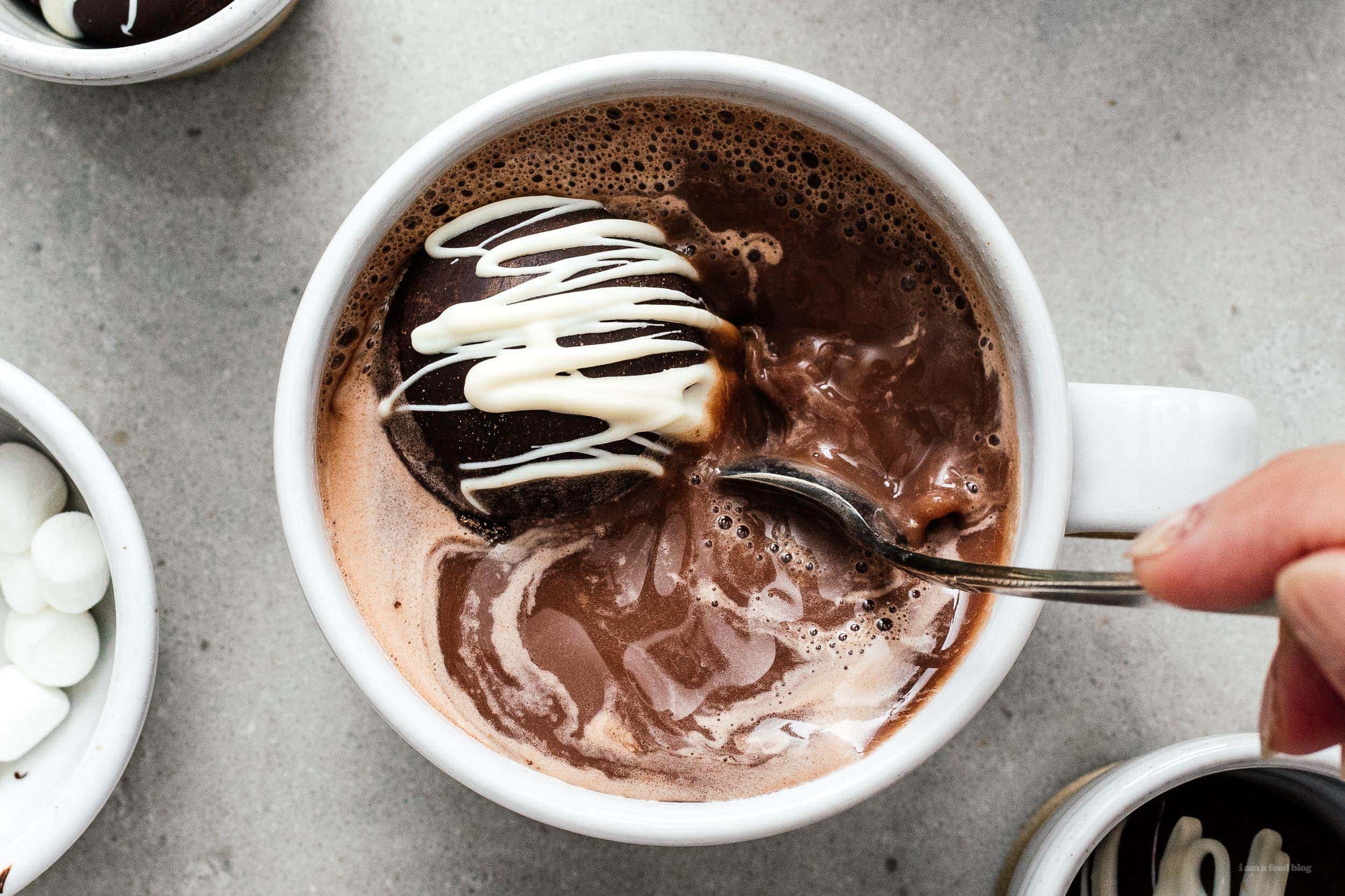 Hot Chocolate Bombs | www.iamafoodblog.com