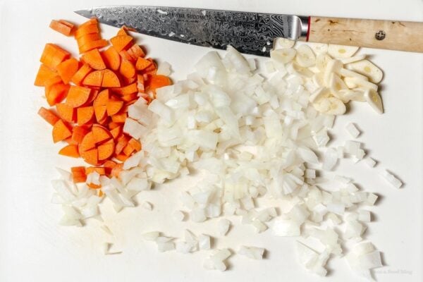 chopping aromatics | www.iamafoodblog.com