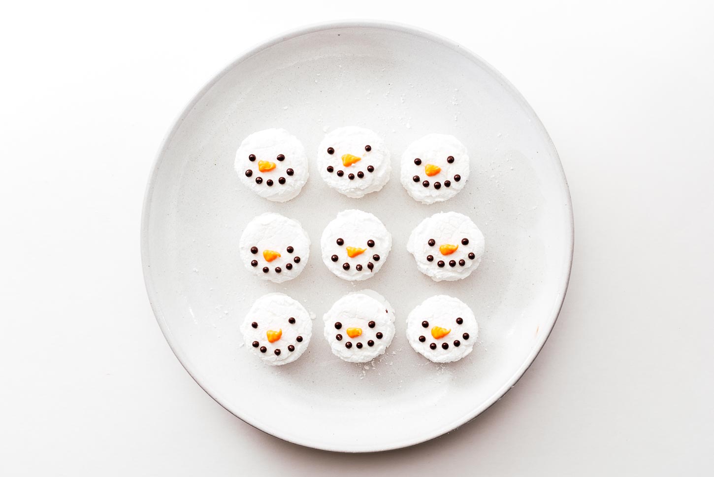 snowman marshmallows | www.iamafoodblog.com