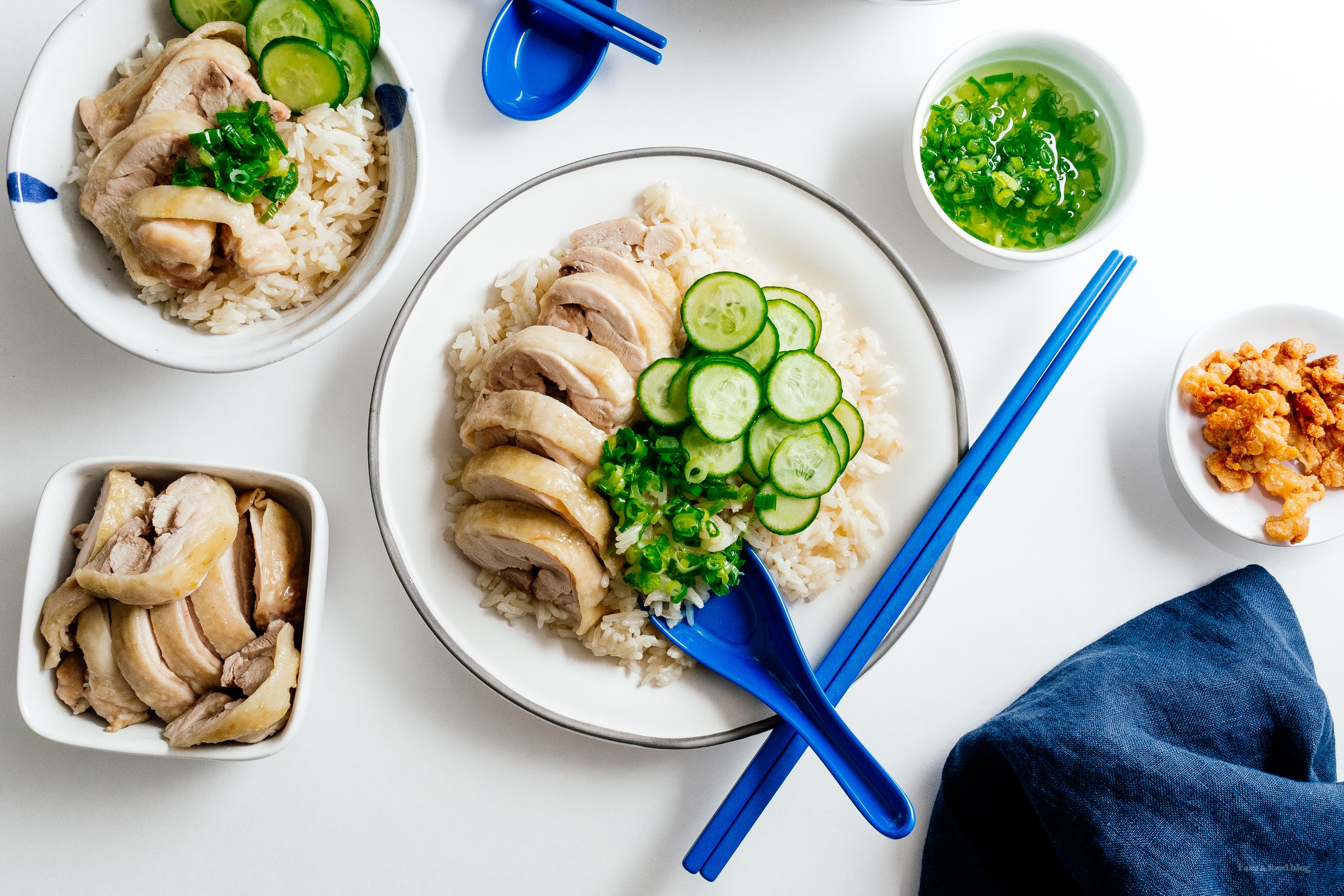 Hainanese Chicken Christmas Dinner | www.iamafoodblog.com