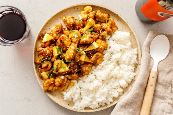 Easy Healthy Baked Orange Chicken Recipe | www.iamafoodblog.com