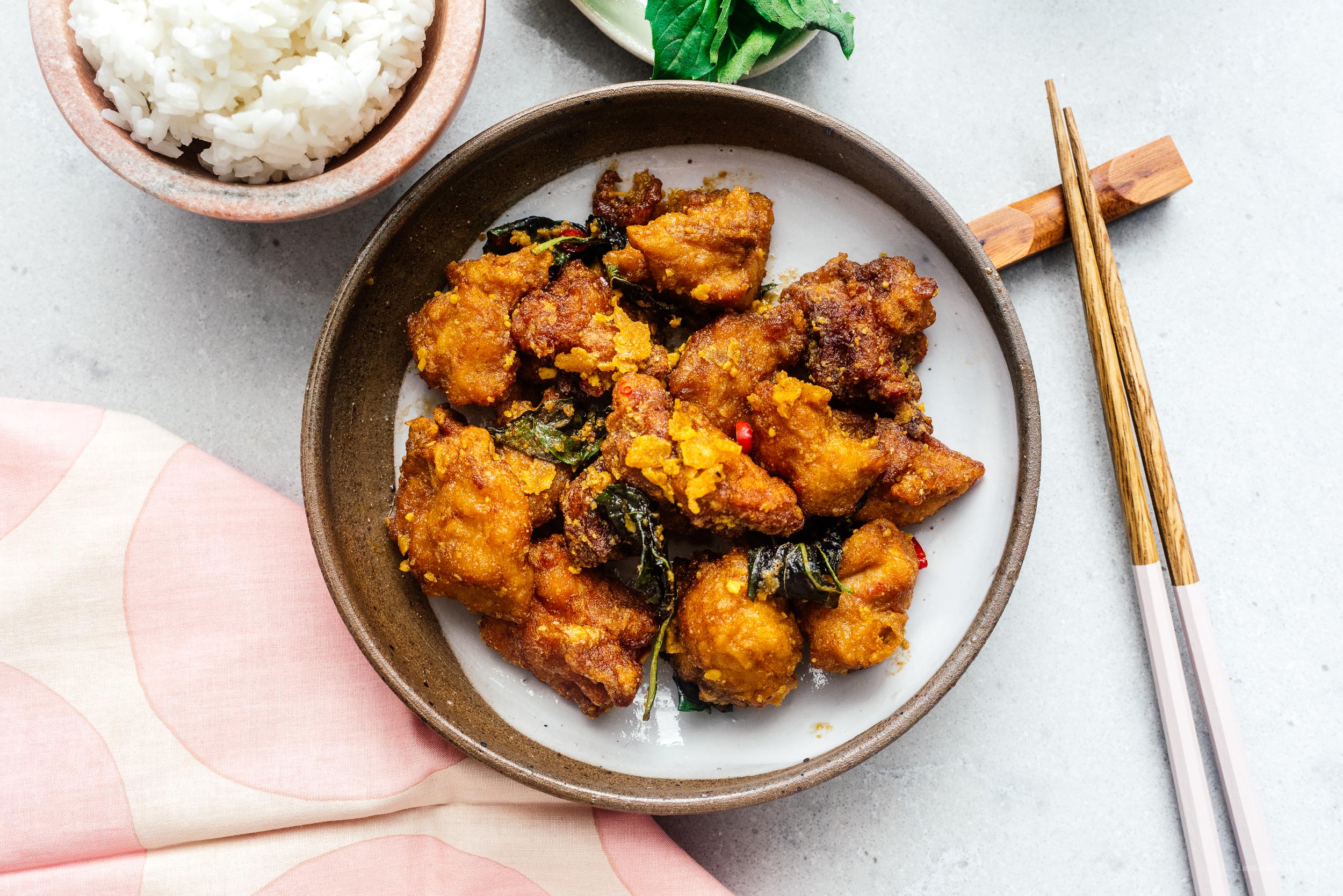 Salted Egg Yolk Fried Chicken | www.iamafoodblog.com