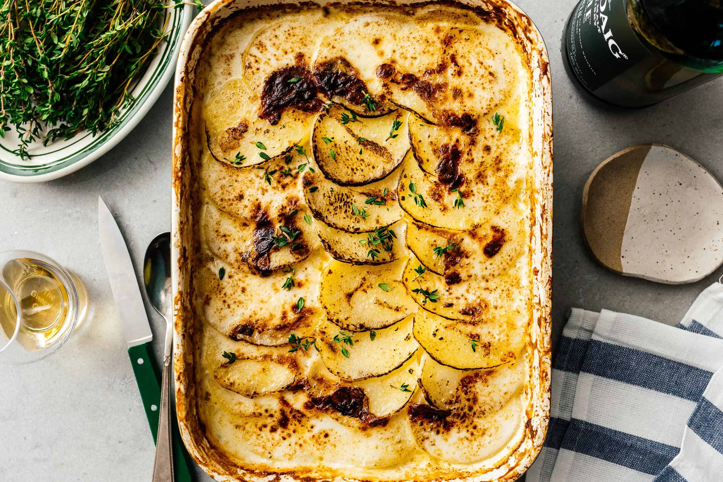 scalloped potatoes recipe | www.iamafoodblog.com