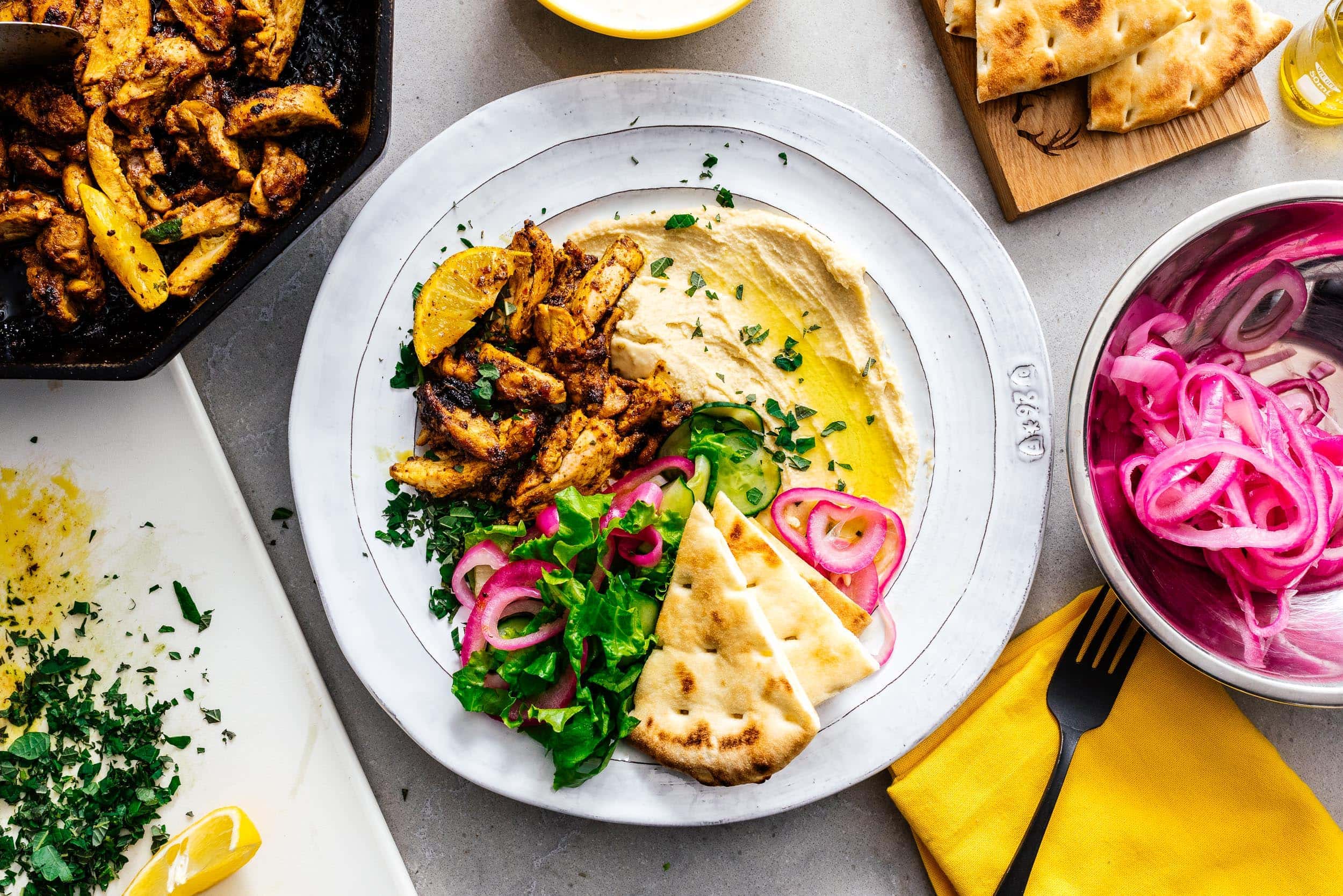 Christmas Chicken Shawarma | www.iamafoodblog.com