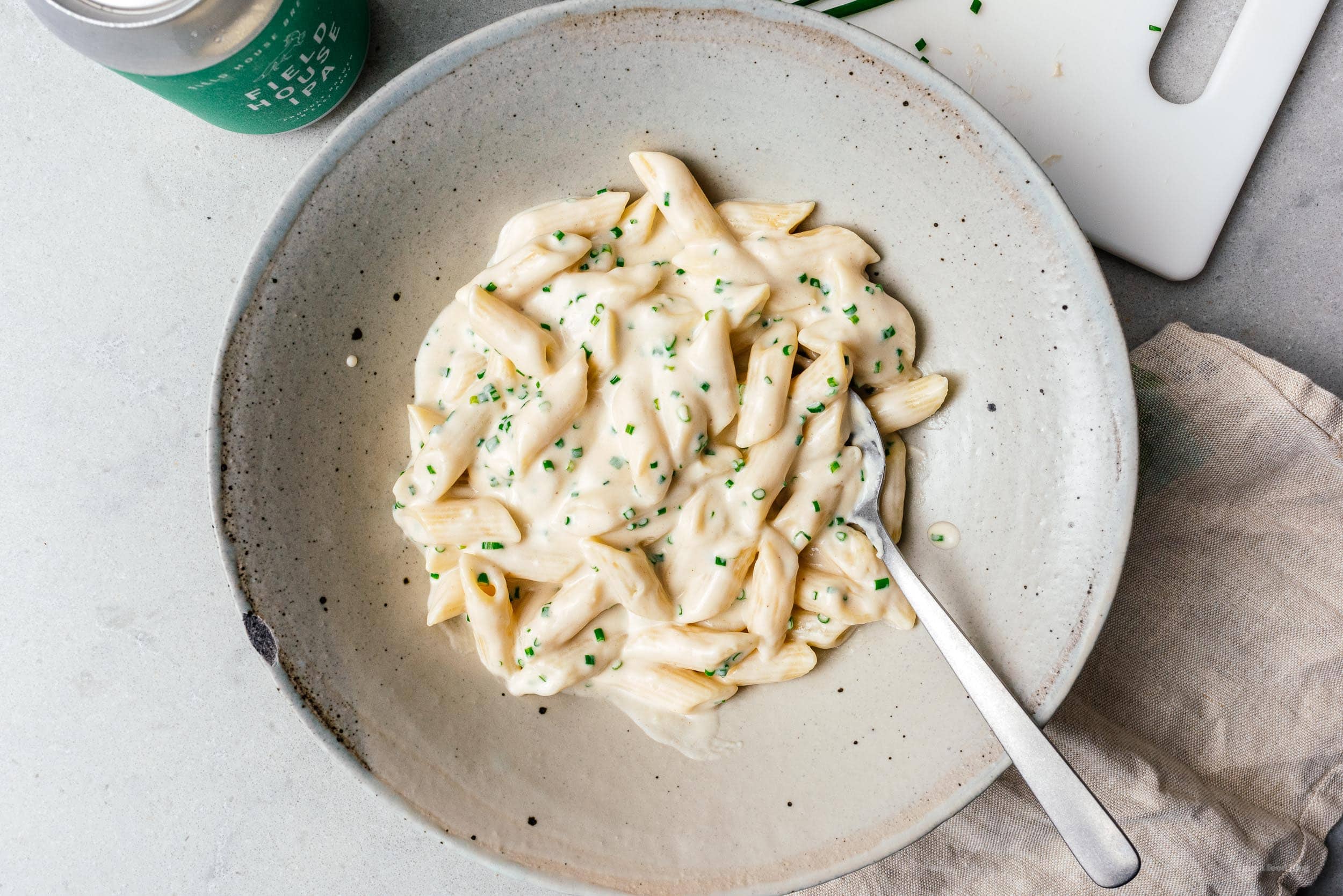 Side Idea: Sour Cream and Onion Pasta Salad | www.iamafoodblog.com