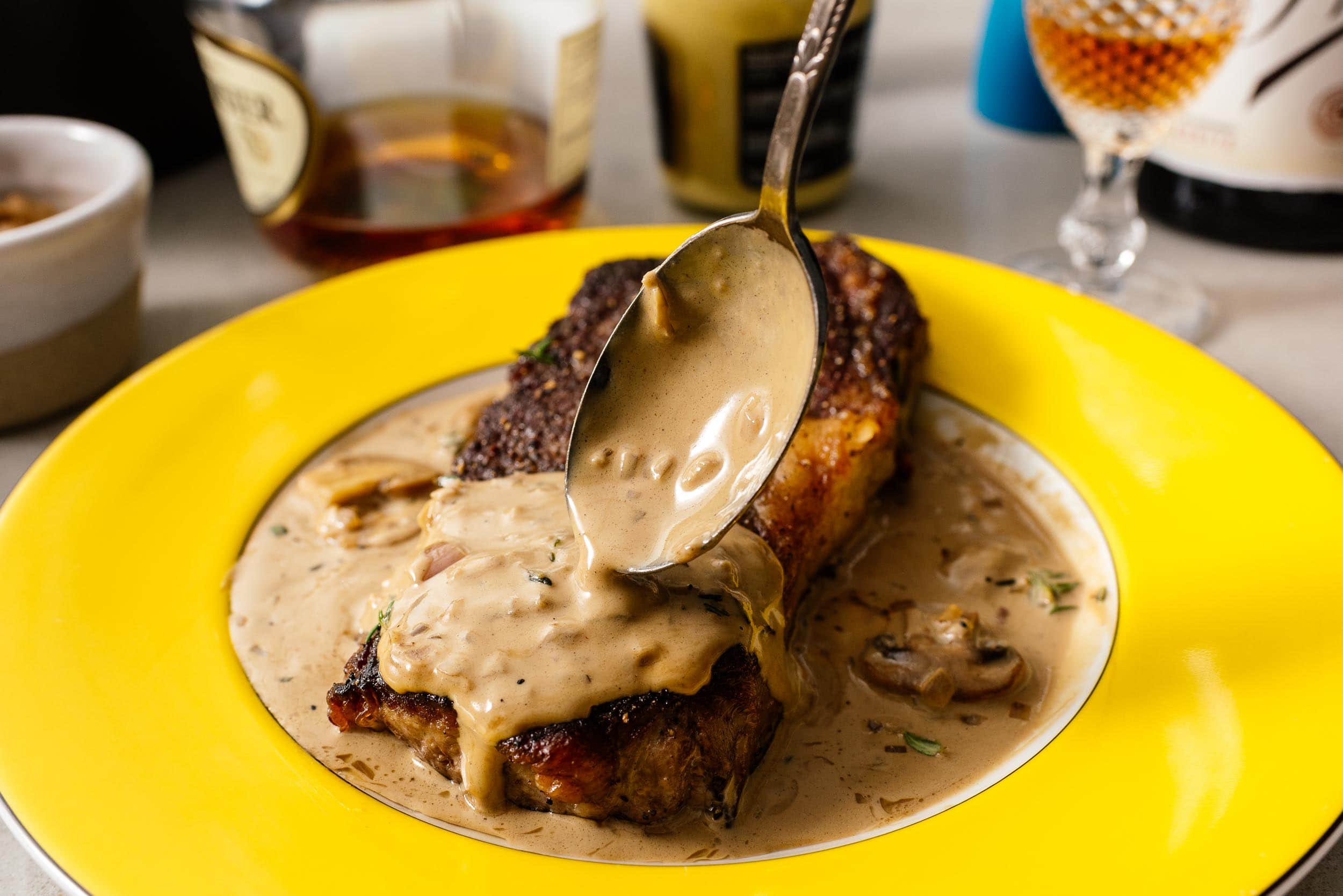 steak diane | www.iamafoodblog.com