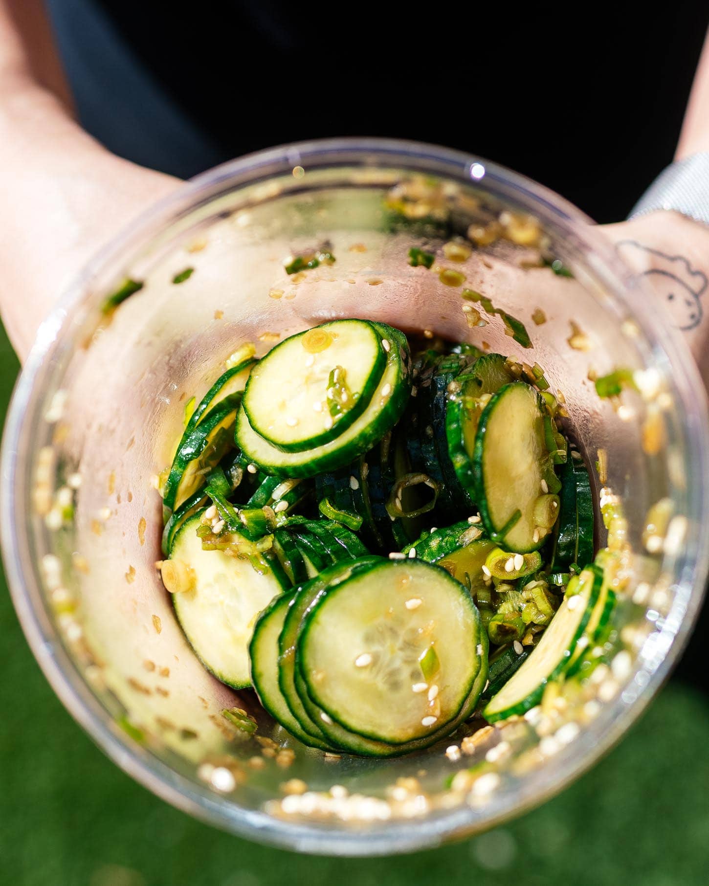 tiktok cucumber salad | www.iamafoodblog.com