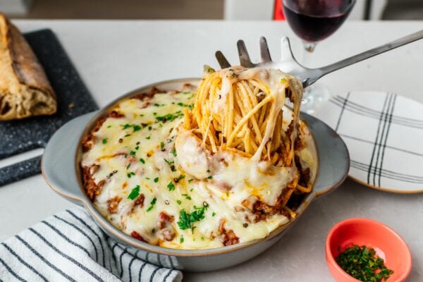 tiktok spaghetti recipe | www.iamafoodblog.com