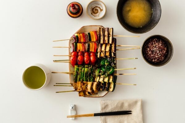 vegetable yakitori | www.iamafoodblog.com